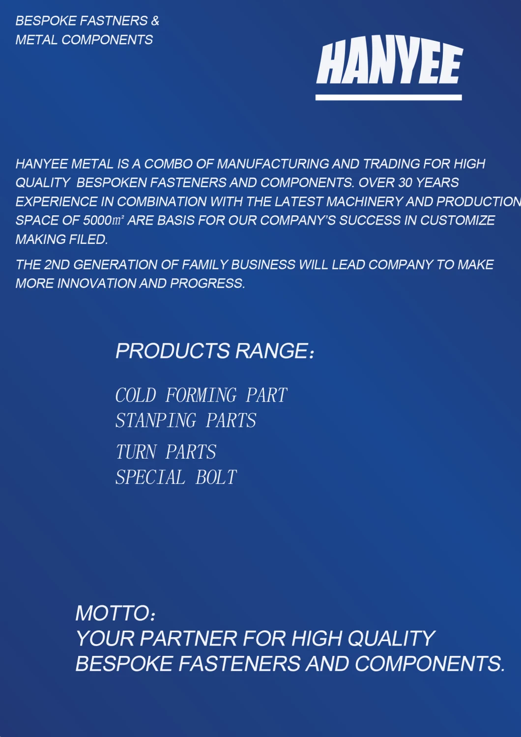 Nickel Steel Sleeve Fastener for Motorcycle Parts